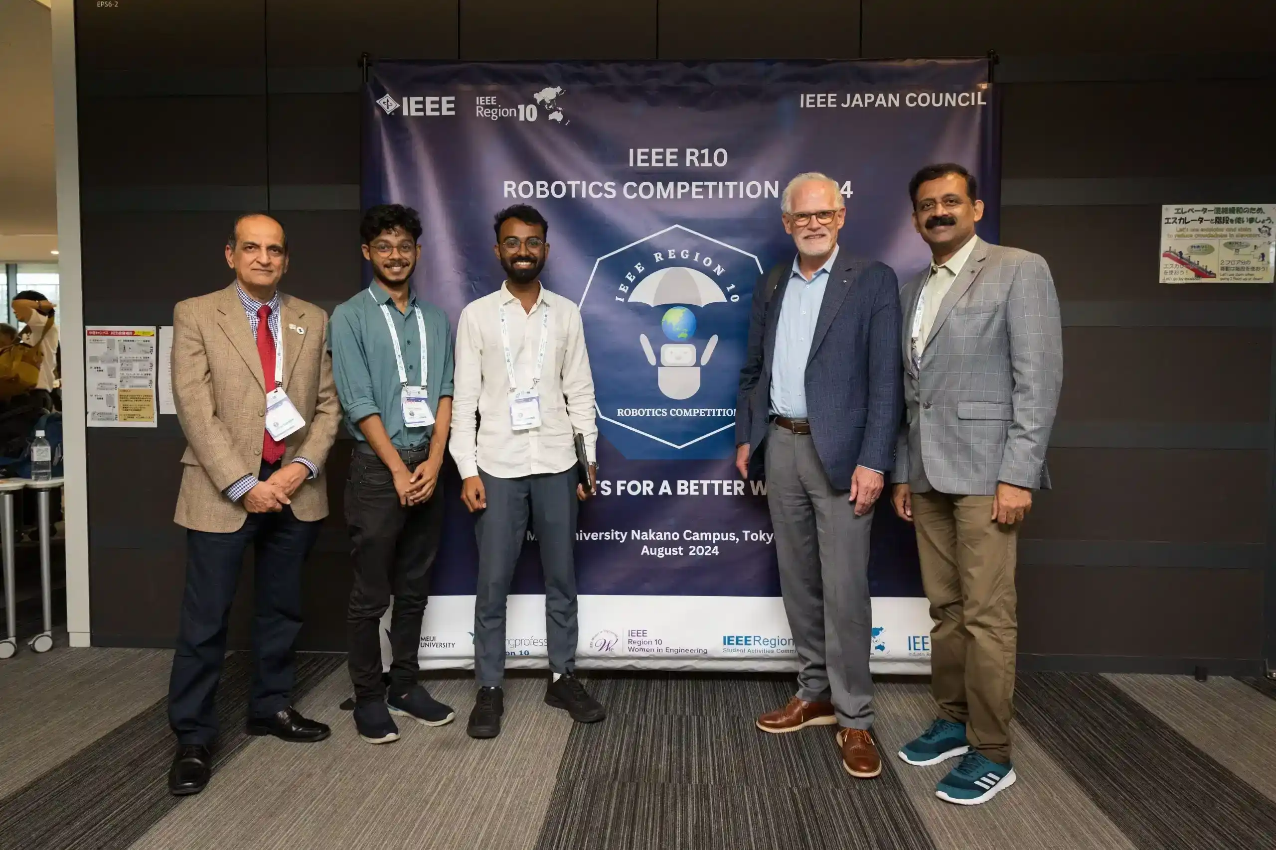 Winner of the IEEE R10 Robotics Competition 2024, Japan - MA College
