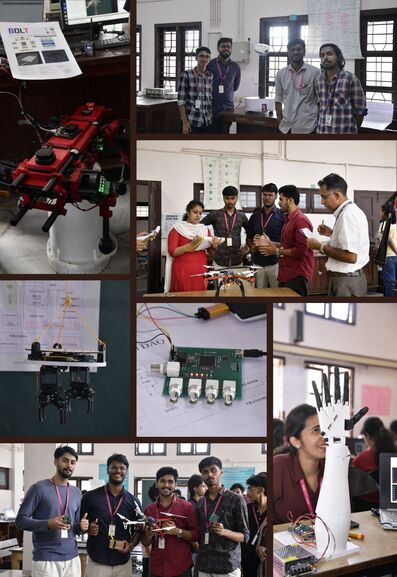Project competition was organized by the Electronics Association